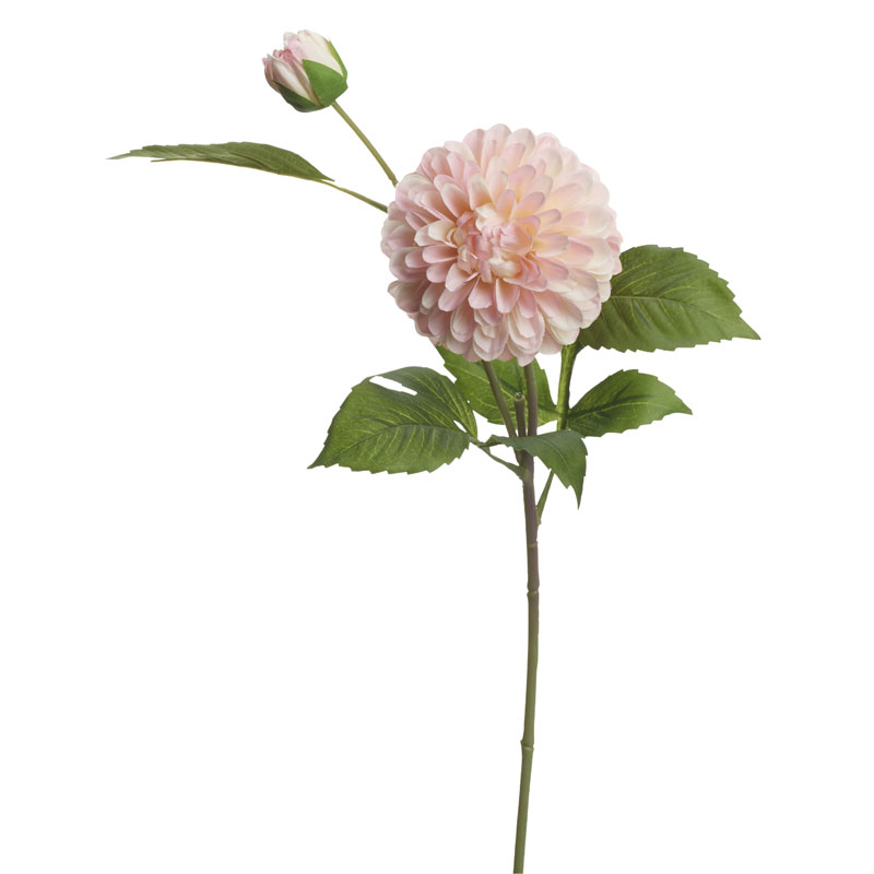 DW Silks Pink Dahlia Stem
