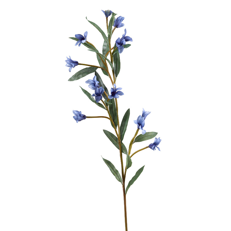 DW Silks Blue Spike Flower Stem
