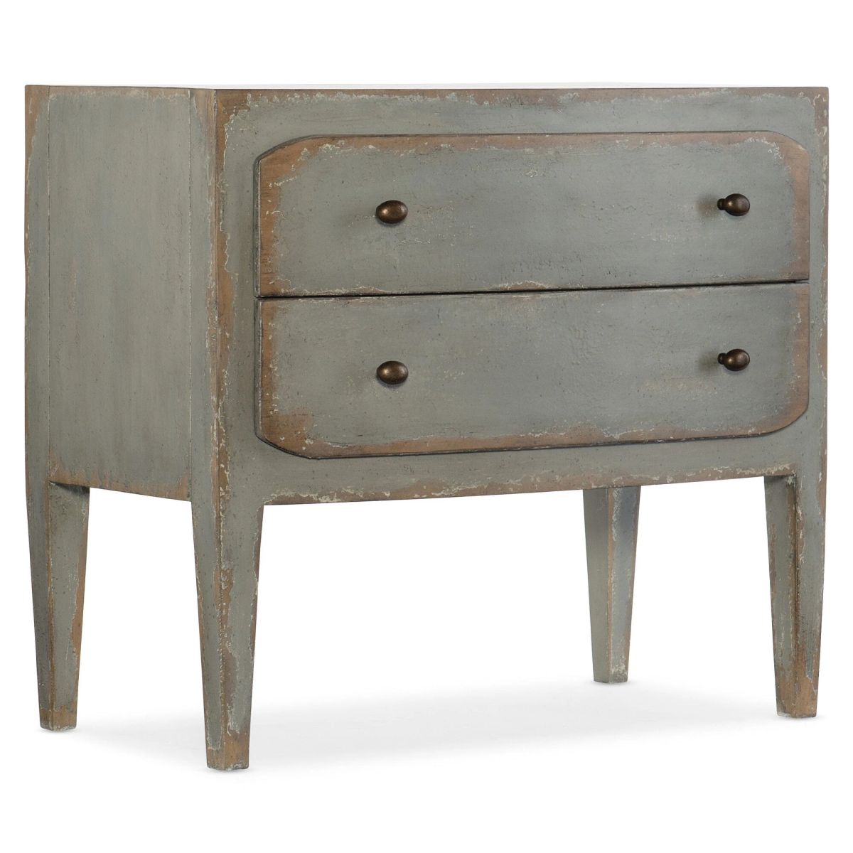 0a7081907f103b992ad1fb94afb82b9c Ciao Bella Two-Drawer Nightstand- Speckled Gray - Image 1