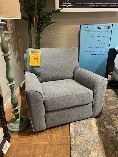 American Leather Kaden Swivel Chair