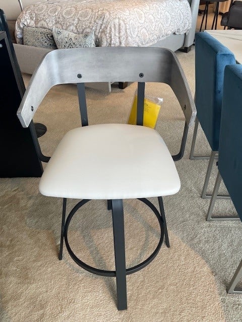 Amisco Carson Swivel Stool