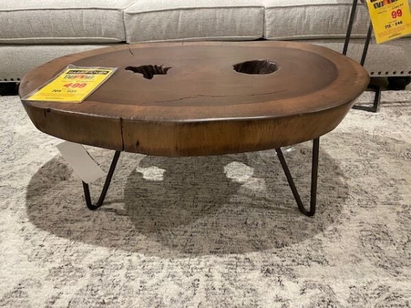 INFD Vivo Authentic Live Edge Cocktail Table - Image 2