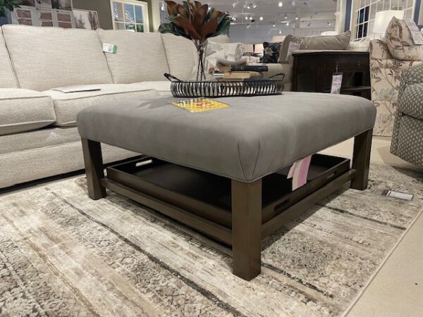Craftmaster Large Ottoman in Arlo-41 - Image 4