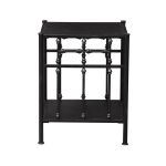 Liberty Open Night Stand in Black - Image 3