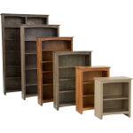 Shaker Bookcases Alder Bookcase 30 x 48 - 63048 - Image 3