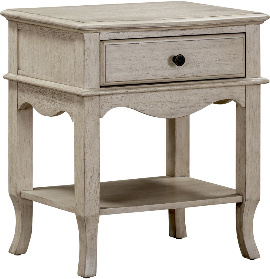 Provence 1 Drawer Nightstand in Linen