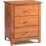 Shaker 3 Drawer Wide Nightstand - 61231