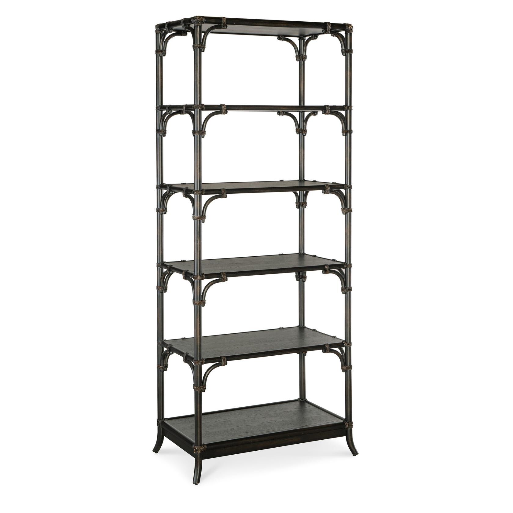 Retreat Pole Rattan Bookcase