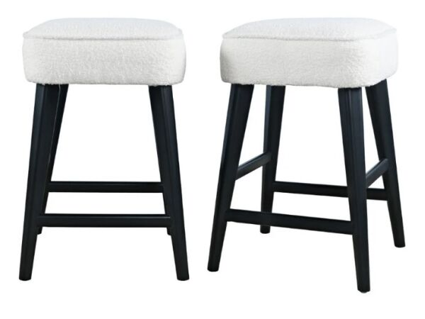 Wes Backless Stool - Black