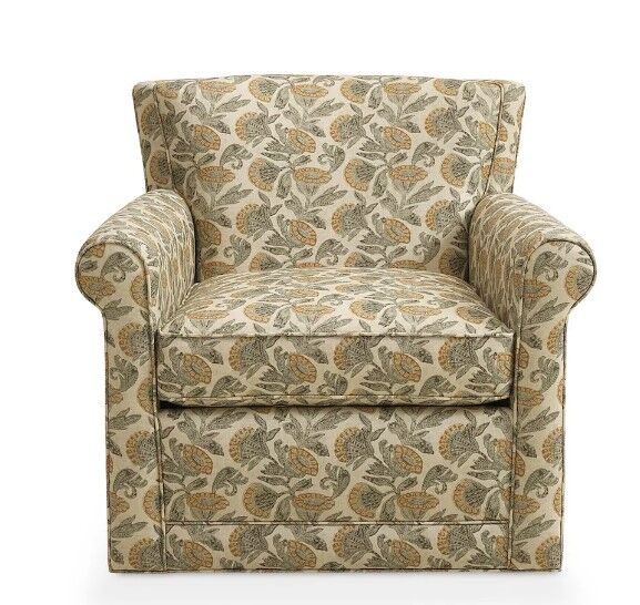 Jane Roll Arm Swivel Chair