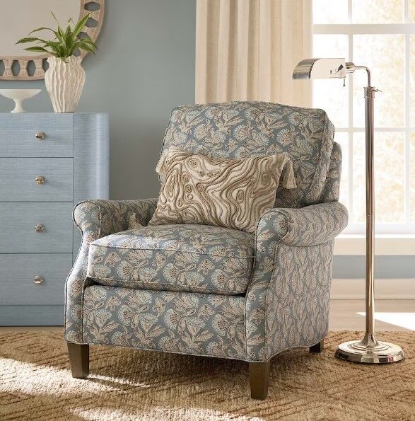 Lila Roll Arm Accent Chair