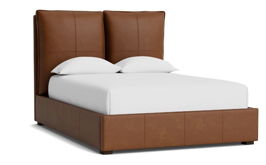 Screenshot 2026-07-15 154748 Greer Leather Upholstered Bed - Image 1