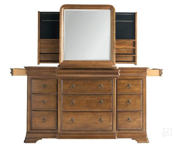 New Lou Drawer Dresser + Mirror