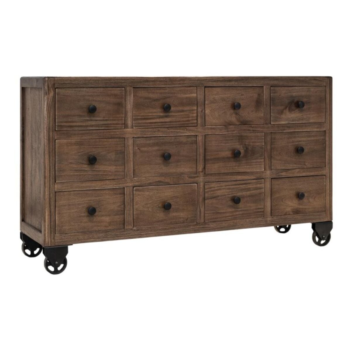 eb657ad0b21abf0ac49bc89f5a5f871b Oslo 12 Drawer Console IFD6531CNSBN - Image 1